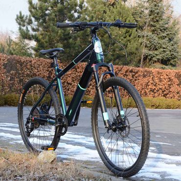 Rower elektryczny górski Purebike Classic MTB1B, 27,5”, granatowy