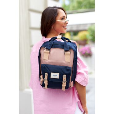 HIMAWARI_Plecak na laptopa 14” Himawari, 16 l, różowo-granatowy_4