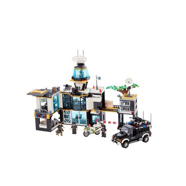ELEFUN_Klocki posterunek 1363 elementy, 6 figurek_1