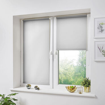 Roleta naokienna mini DecoTeam, 45 x 150 cm, szara