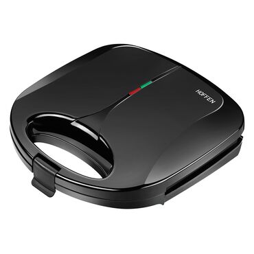 HOFFEN_Opiekacz do kanapek Hoffen, 750 W, z trójkątnymi płytkami, czarny_1