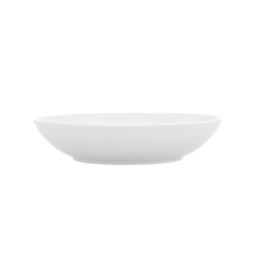 Zestaw obiadowy z porcelany na 6 osób Lubiana Modern, 18 elementów, biały