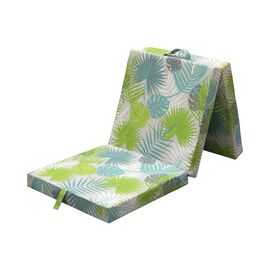 Materac składany 190 x 63 x 8 cm Sun Garden Thommy, średnio twardy, liście