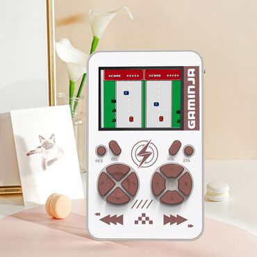 YLW_Konsola z powerbankiem YLW Gaminja, 2 w 1, biała_9