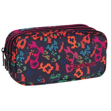 COOLPACK_Saszetka potrójna Primus, piórnik, Floral Dream1
