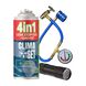 Gaz do klimatyzacji ClimaSet 4w1 R134a 626 g, z przewodem z manometrem i latarką UV