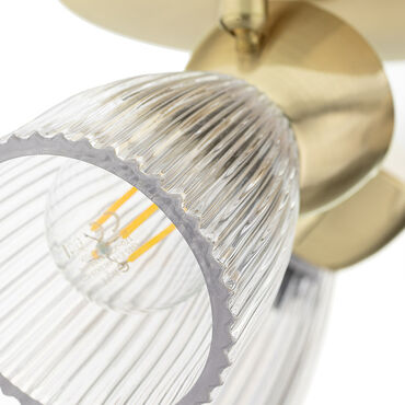 Lampa sufitowa okrągła Milagro Spot Best 3 x E14, złota