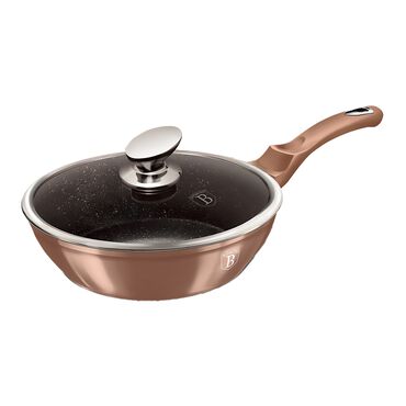 BERLINGERHAUS_Patelnia głęboka 24 cm BerlingerHaus Rose Gold, z pokrywką_1