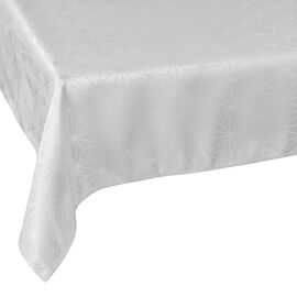 Obrus żakardowy 140 x 220 cm Smukee, plamoodporny, szary