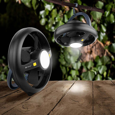 Lampa kempingowa Tracer Zephyr, z wentylatorem, funkcja powerbanku