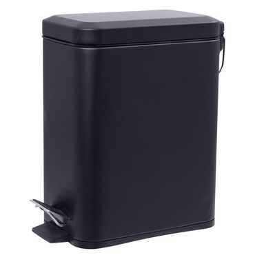 SMUKEE_Kosz na śmieci z pedałem Smukee Home, 5 l, prostokątny czarny,_1