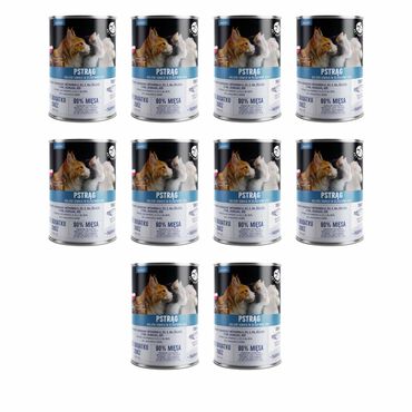 PET REPUBLIC_Karma dla kota Pet Republic, o smaku pstrąga, mokra, 10 x 400 g1