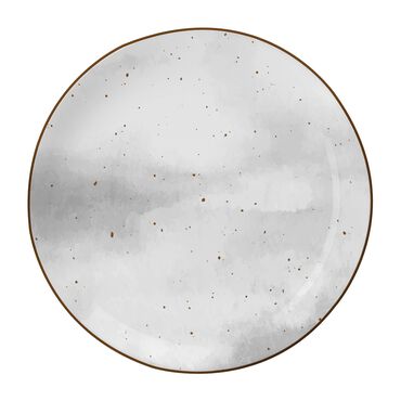 Zestaw obiadowy z porcelany na 6 osób MG Home Antico, 18 elementów, szary
