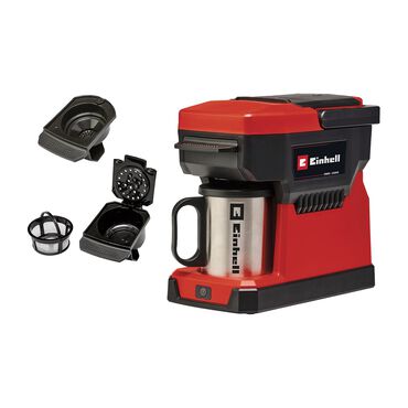 EINHELL_Akumulatorowy ekspres do kawy Einhell TE-CF 18 Li-Solo, 2 w 1, z pyłoszczelnym kubkiem_1