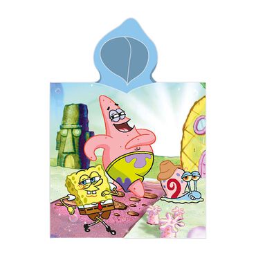 SPONGEBOB_Ponczo kąpielowe dla dzieci Spongebob, 55 x 110 cm_1