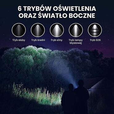Latarka LED Extralink Flashlight, 400 lm, akumulatorowa