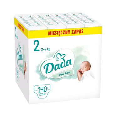 DADA_Pieluszki Pure Care 2 Mini, 3-6 kg, 140 szt., identyfikator wilgotności_1