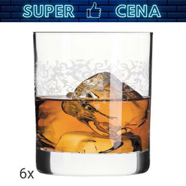 Szklanka do napojów Krosno Krista Deco, 6 sztuk, 300 ml, transparentne