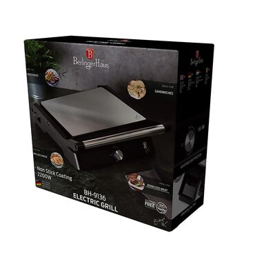 BERLINGERHAUS_Grill elektryczny Berlingerhaus Black Vintage, 2200 W, z ociekaczem_3