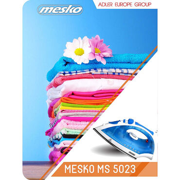 Żelazko Mesko MS 5023, stalowa stopa, 2200 W