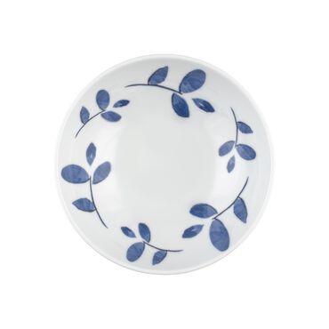 Zestaw obiadowy z porcelany na 6 osób Lubiana Boss, 18 elementów, z niebieskim wzorem