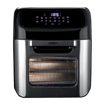 HOFFEN EXPERT_Frytkownica beztłuszczowa z okienkiem Hoffen Expert, minipiekarnik, 1800 W, 12 l, czarna_1