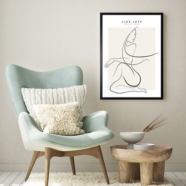 Obraz w ramie, 50 x 70 cm, Line Art 1_5