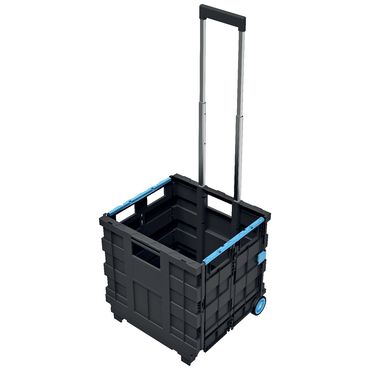 KEDEN_Składany wózek transportowy na kółkach, niebieski, udźwig 25 kg_1