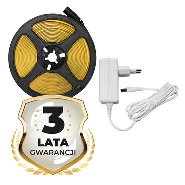 EKO-LIGHT_Taśma LED COB 320/m RGB IP20 Eko-Light, 5 m, z zasilaczem_1
