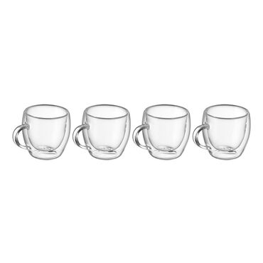 MG HOME_Szklanki termiczne do espresso MG Home Renza, 4 sztuki, 90 ml, transparentne_1