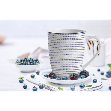 Zestaw kubków porcelanowych MG Home Marea, 360 ml, 6 sztuk