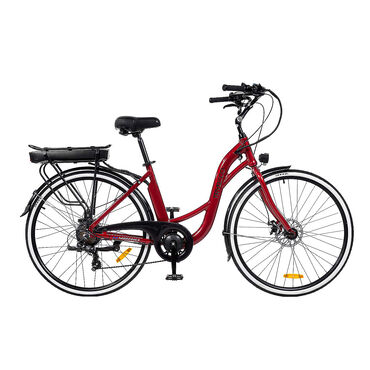 Rower elektryczny damski Trybeco Fantom Trekking Lady, 18’’, czerwony