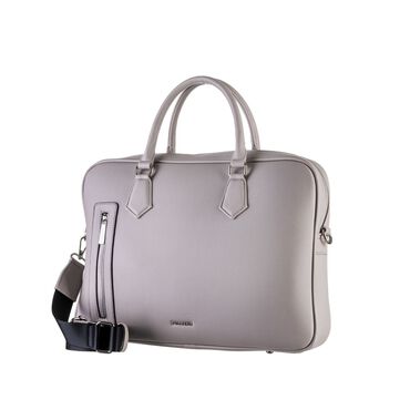 PUCCINI_Torba na laptopa Fashion Collection, damska, szara_1
