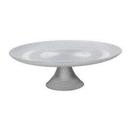 Patera szklana Tognana Natale Lust, 28 cm, srebrna