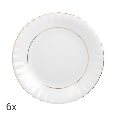 CHODZIEŻ_Zestaw 6 talerzy Iwona, 18 cm, biały1