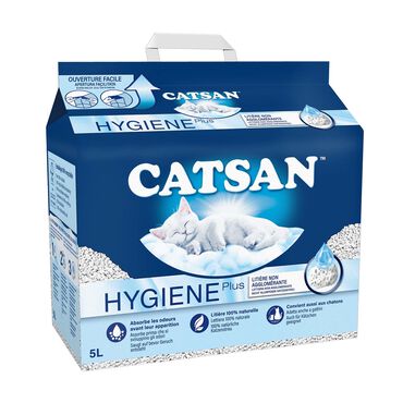 CATSAN_Żwirek dla kota Hygiene Plus Catsan, 5 l, naturalny1