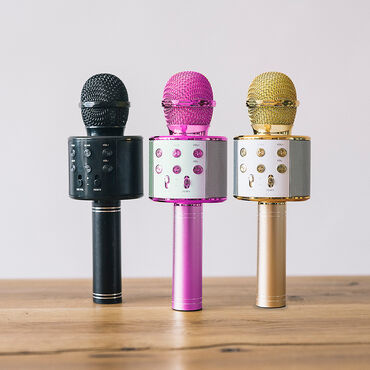 SETTY_Mikrofon z głośnikiem Bluetooth, 3 W, różowo złoty_5