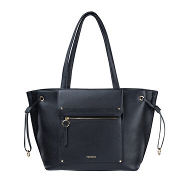 PUCCINI_Torebka damska duża shopper Fashion Collection, czarna_1