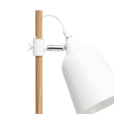 KONSIMO_Lampa stołowa Hali, 49 cm, biała, metalowa_3