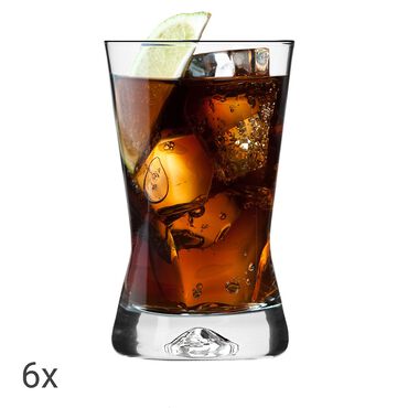 KROSNO_Szklanki do napojów Krosno X-Line, 6 sztuk, 200 ml, transparentne_1
