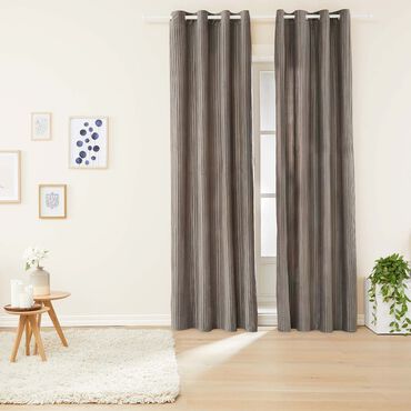SMUKEE_Zasłony aksamitne na przelotkach 135 x 250 cm Smukee Home, 2 szt., szare_1