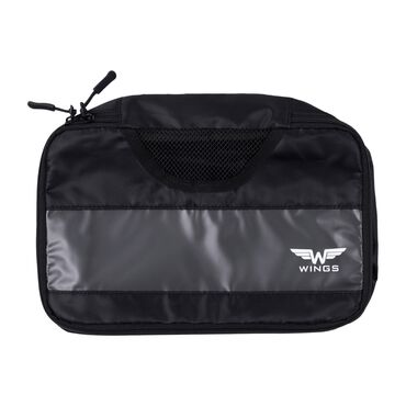 Zestaw organizerów do walizki Wings, 8 szt., czarne