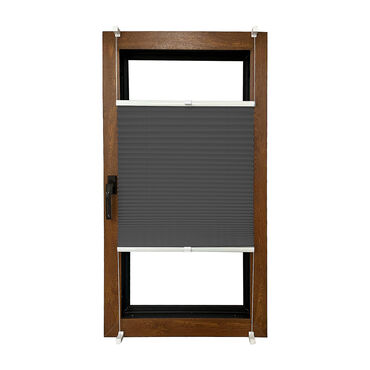 Roleta plisowana DecoTeam, 57 x 130 cm, szara