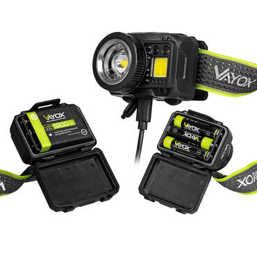 Latarka czołowa Vayox Pro VA0098, 500 lm, hybrydowa