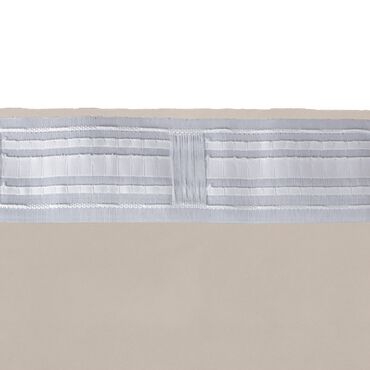 Zasłony na taśmie welwetowe 140 x 250 cm Smukee, 2 szt., beżowe