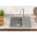 ROOT_Zlewozmywak granitowy jednokomorowy z ociekaczem szary Root Chef Short, 620 x 440 x 175 mm_3
