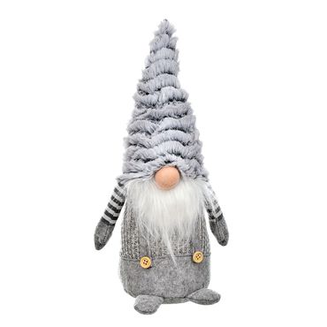 JUMI_Skrzat Jumi, z futerkową czapką, 33 cm, szary_1