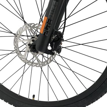 Rower elektryczny górski Purebike Classic MTB1O, 27,5”, szary