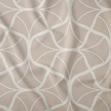 HOME SATIN_Pościel satynowa 140 x 200 cm Home Satin, beżowa z geometrycznym wzorem_2