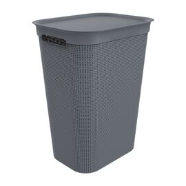 Kosz na pranie Brisen Rotho, 50 L, srebrny